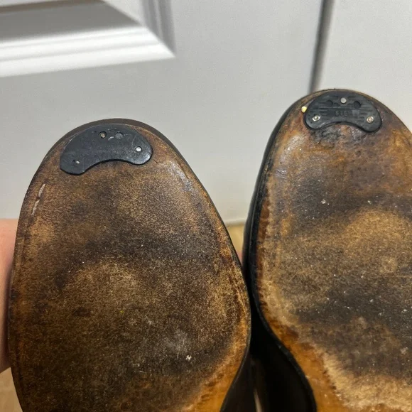 Vintage Gucci 1953 Horsebit Loafers Dark Brown Leather Size 41 E Wide - Picture 5 of 10